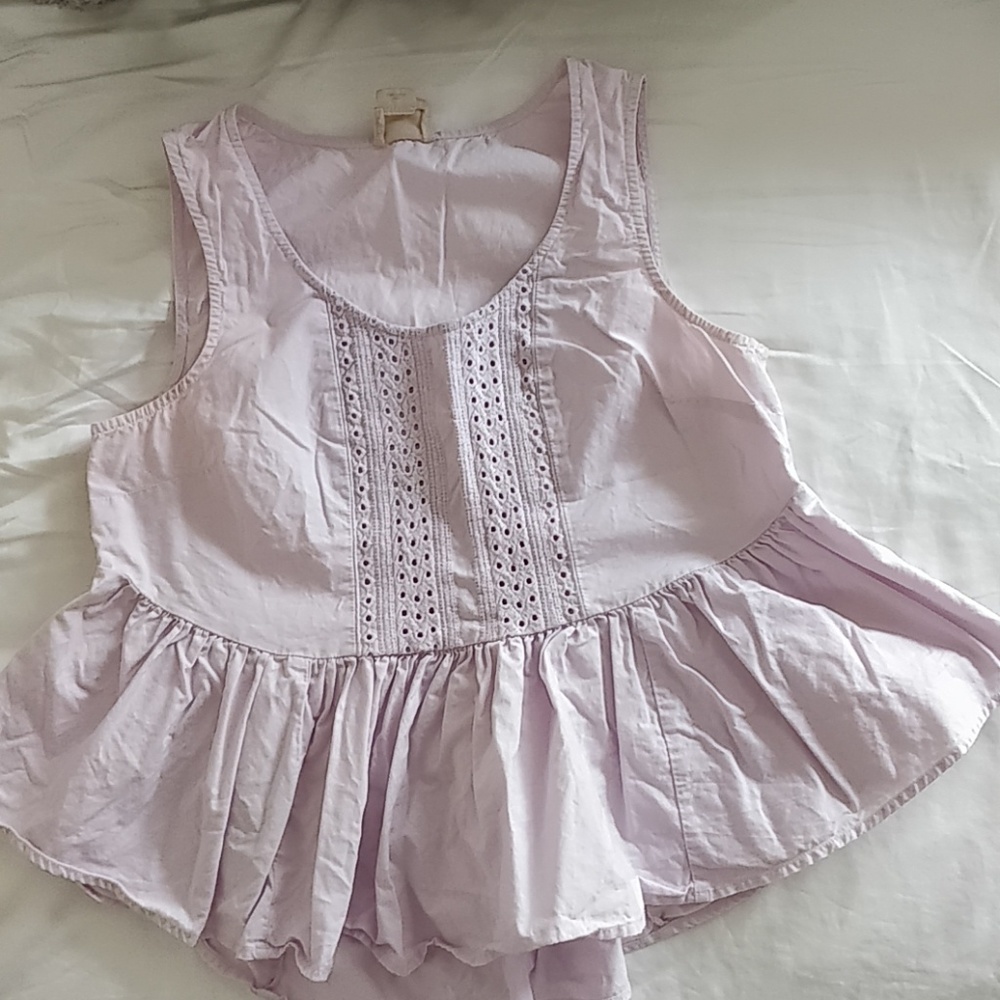 Anthropologie Peplum Top
